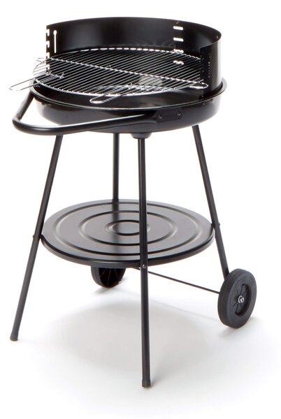 Barbecue a Carbone Carbonella 68x50,8x81 cm in Acciaio Nero