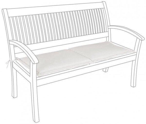 Cuscino Poly180 Naturale per Panca 2 Posti in Tessuto per Esterno