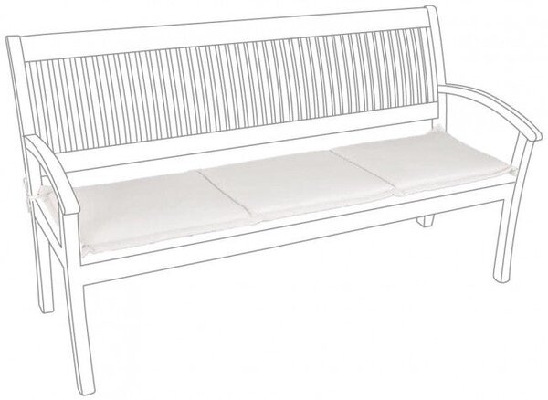 Cuscino Poly180 Naturale per Panca 3 Posti in Tessuto per Esterno
