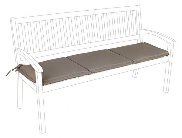 Cuscino Poly180 Choco per Panca 3 Posti in Tessuto per Esterno