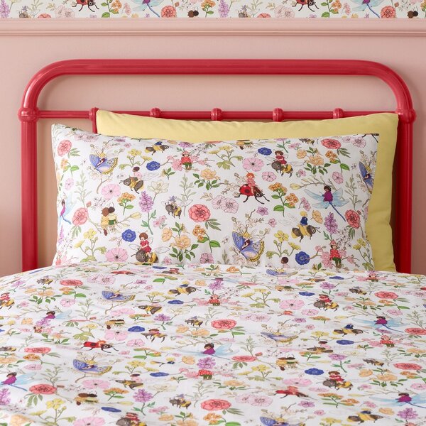 Set copripiumino e federa da bambini in cotone per letto singolo 135x200 cm Garden Friends – Belle & Boo