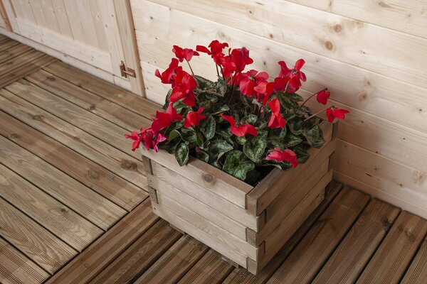Fioriera da Giardino 40x40x32,5 cm in Legno
