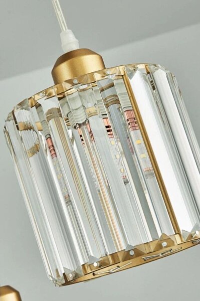 Lampadario a sospensione BELLA 3xE27/40W/230V oro