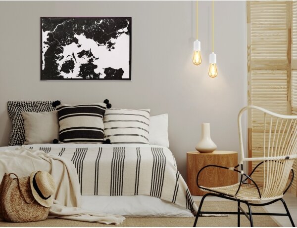 Eglo 32528 - Lampadario a sospensione con filo YORTH 1xE27/60W/230V
