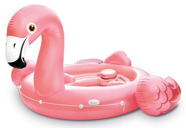 Isola Galleggiante 422x373x185 cm Intex Fenicottero Rosa