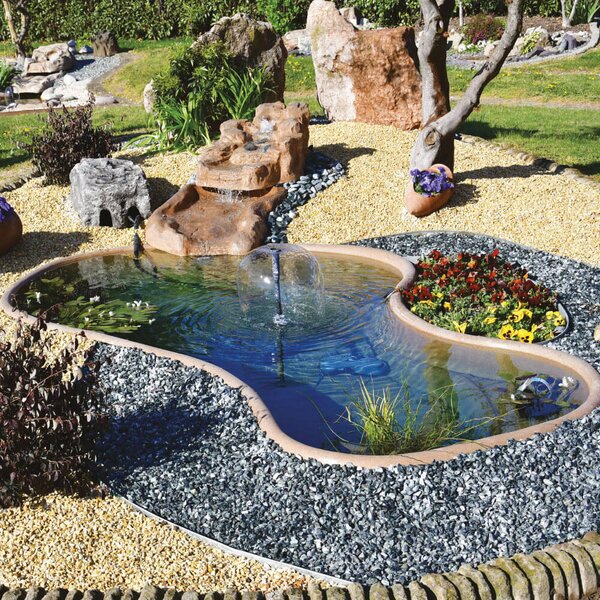 Laghetto Artificiale Roccia da Giardino 350x220x60 cm 1800 Litri