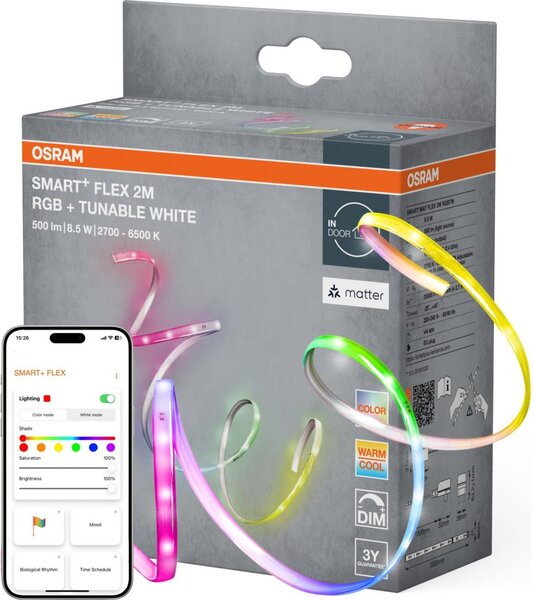 Osram - Striscia LED RGB+TW dimmerabile SMART+ FLEX 2 m LED/8,5W/230V 2700-6500K Wi-Fi