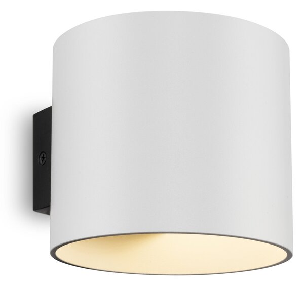 Lampada da parete Ceiling & Wall in Alluminio Rond Bianco