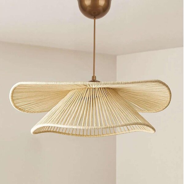 Lampada a sospensione su cavo DUVELA 1xE27/40W/230V beige