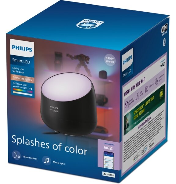 Philips -LED RGB+TW Lampada da tavolo dimmerabile SMART LED/9W/230V 2200-6500K Wi-Fi