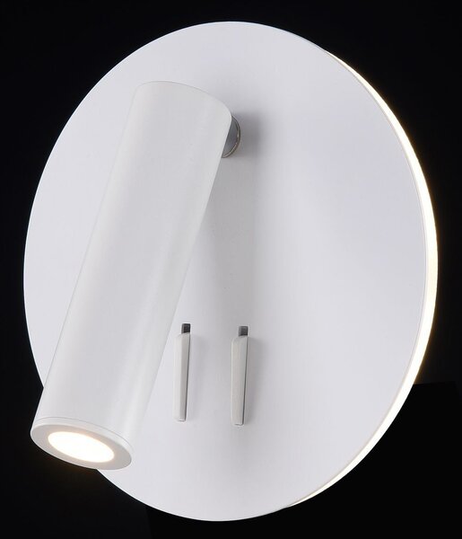Lampada da parete Ceiling & Wall in Alluminio Ios 176 Bianco