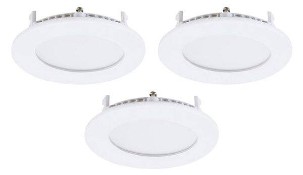 Eglo 79072 - Set da 3 faretti da incasso LED FUEVA-RW 1xLED/2,8W/230V