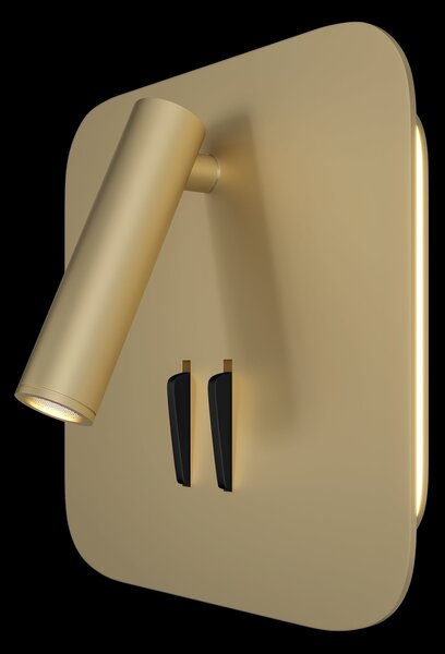 Lampada da parete Ceiling & Wall in Alluminio Ios 176 Opaco Oro