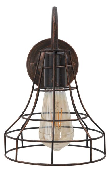 Lampada da Muro Industry 34x18x27 cm in Ferro