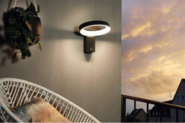 Eglo 97308 - Applique a LED da esterno con sensore PERNATE LED/11W/230V IP44