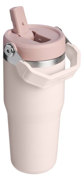 Borraccia termica rosa chiaro in acciaio inox 410 ml IceFlow™ Flip Straw 2.0 Tumbler Rose Quartz – Stanley