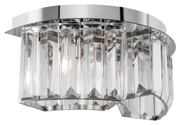 Lampada da parete Modern in Acciaio inossidabile Colline Cromo