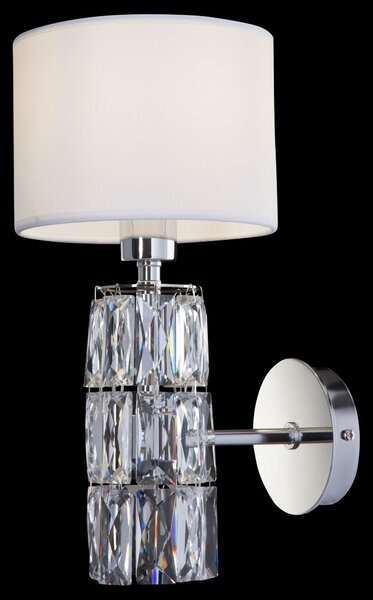 Lampada da parete Modern in Metallo e Vetro Talento Cromo