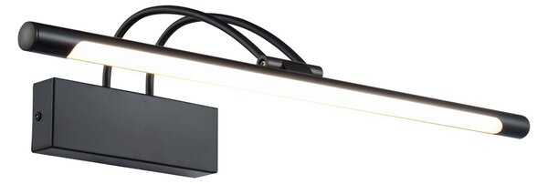 Lampada da parete per quadri Mirror in Metallo Finelli Nero