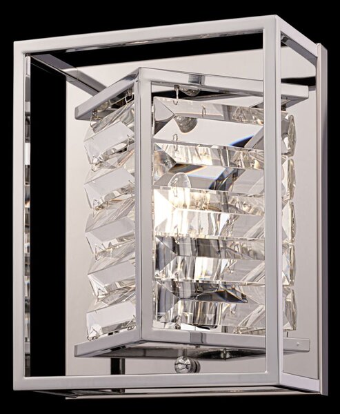 Lampada da parete Neoclassic in Metallo Tening Cromo