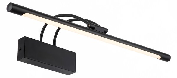 Lampada da parete per quadri Mirror in Metallo Finelli Nero