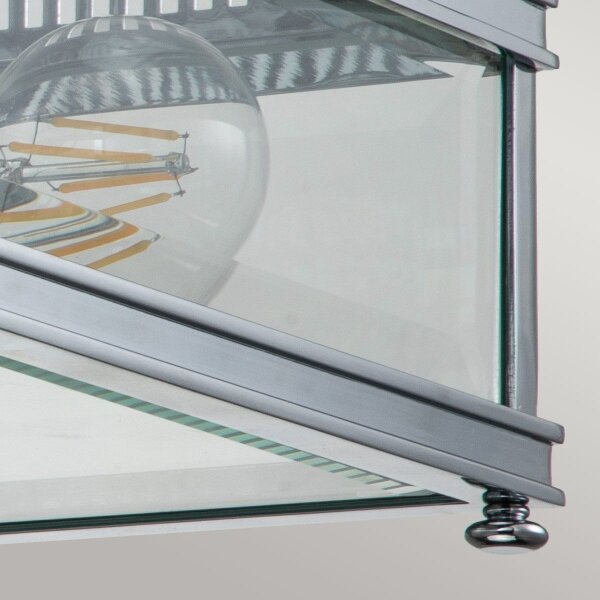 Elstead HOLBORN-F-PC - Lampada da esterno HOLBORN 2xE27/60W/230V IP44, finitura cromo lucido