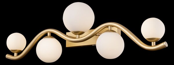 Lampada da parete Modern in Metallo Uva Oro