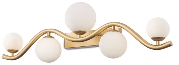 Lampada da parete Modern in Metallo Uva Oro