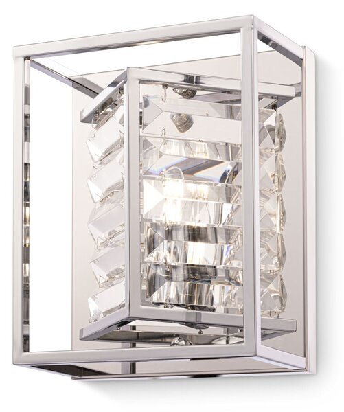 Lampada da parete Neoclassic in Metallo Tening Cromo