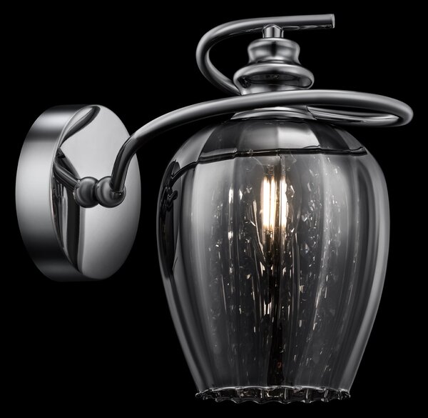 Lampada da parete Pendant in Metallo Blues Nickel