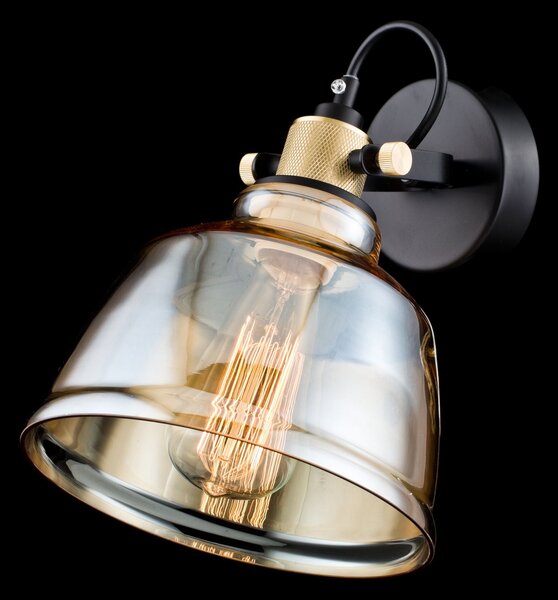 Lampada da parete Pendant in Metallo Irving Nero