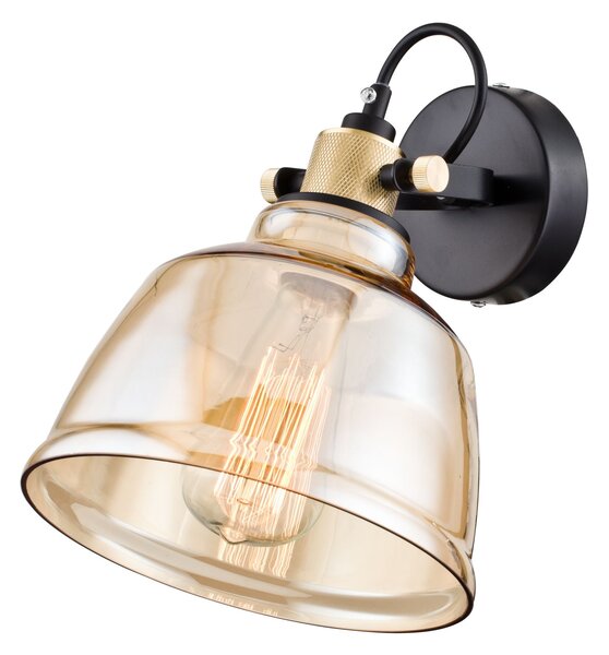 Lampada da parete Pendant in Metallo Irving Nero