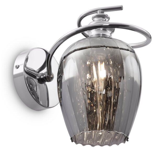 Lampada da parete Pendant in Metallo Blues Nickel