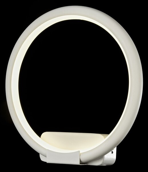 Lampada da parete Modern in Metallo Nola Bianco