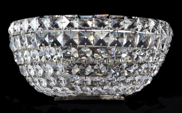 Lampada da parete Royal Classic in Metallo Basfor Nickel Antique