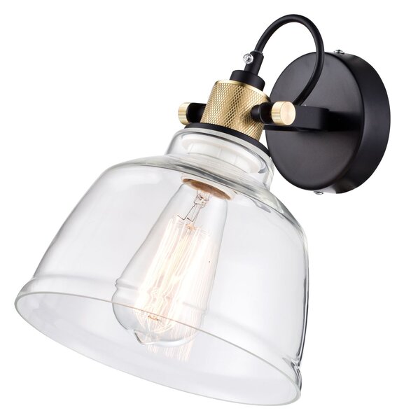 Lampada da parete Pendant in Metallo Irving Nero