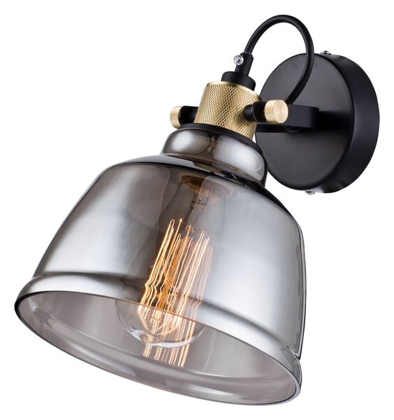 Lampada da parete Pendant in Metallo Irving Nero