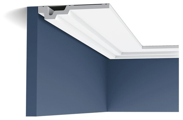 Orac Decor C353 Luxxus profilo decorativo per soffitto modanatura decorativa a stucco modanatura decorativa a cornice modanatura angolare profilo perimetrale | 2 metri