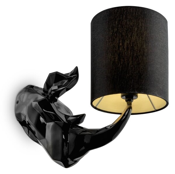 Lampada da parete Table & Floor in Poliresina Nashorn Nero