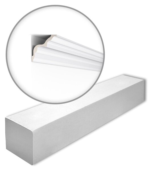 NMC Z24-box ARSTYL Noel Marquet 1 cartone con 16 strisce decorative Cornice per soffitto stile classico colore bianco | 32 m