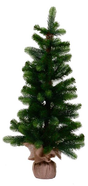 Mini Albero di Natale Artificiale H90cm Adamello Verde