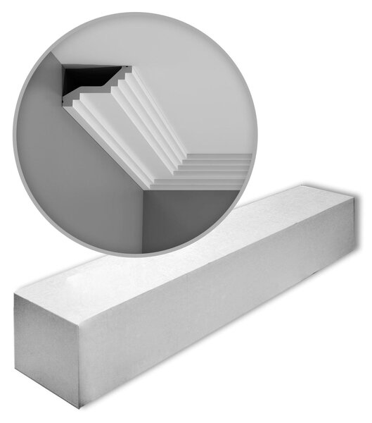 Cornici Orac Decor LUXXUS C400-box 1 cartone con 14 strisce decorative 28 m