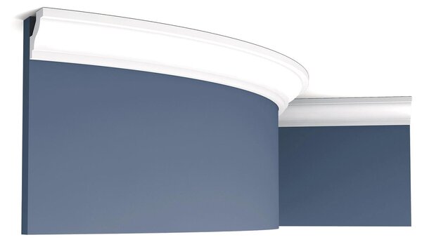 Orac Decor C230F Luxxus Modanatura decorativa flessibile Profilo decorativo Profilo a stucco per soffitti Cornicione decorativo Modanatura d'angolo | 2 metri
