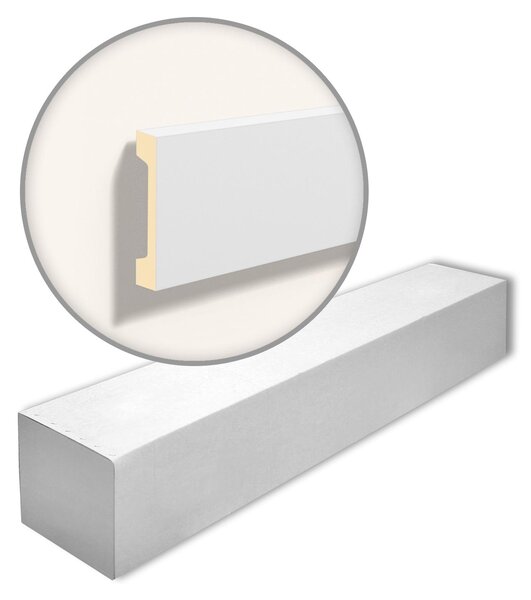 NMC MA20-box DOMOSTYL Noel Marquet 1 cartone con 5 strisce decorative Parapetto Profilo per facciate stile moderno colore grigio | 10 m