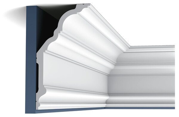 Orac Decor C340 Profilo Luxxus Modanatura per stucchi Modanatura per soffitti Modanatura decorativa Modanatura per angoli Modanatura per pareti Classica | 2 metri