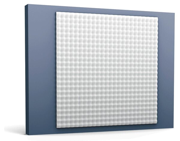 Pannello murale 3d Orac Decor W117 MODERN SLOPE Pannello murale Elemento decorativo stile moderno colore bianco 1 m2