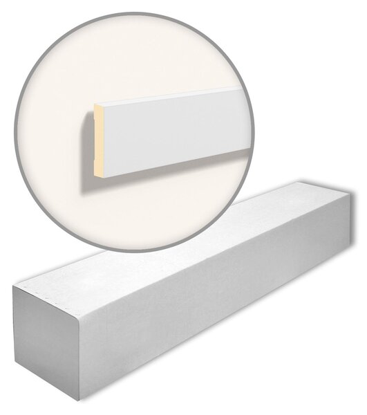 NMC MA21-box DOMOSTYL Noel Marquet 1 cartone con 9 strisce decorative Parapetto Profilo per facciate stile moderno colore grigio | 18 m