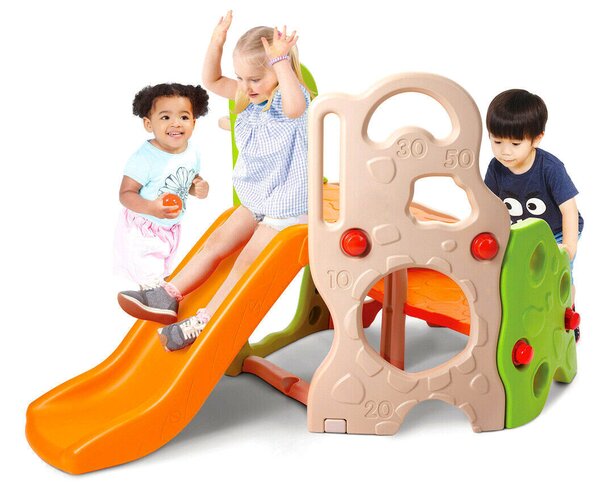 Scivolo per Bambini 140x91x82 cm in Plastica Play Center LIL Adventurers