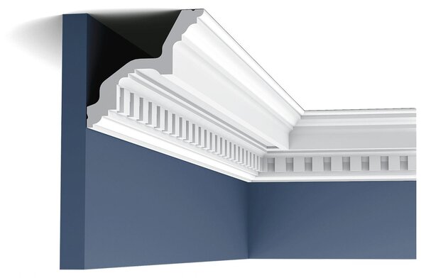 Orac Decor C211 Luxxus Modanatura d'angolo classica Modanatura per stucco Profilo decorativo Modanatura per stucco decorativa Modanatura per soffitto-parete | 2 metri