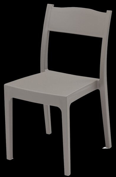 Sedia 52x46x82 cm per Interno ed Esterno Tortora